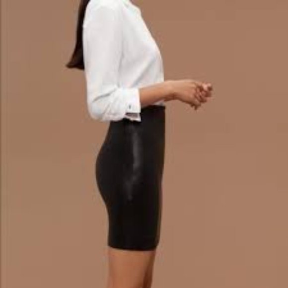 Aritzia Talula Saltwell Skirt Faux Leather - Picture 2 of 4